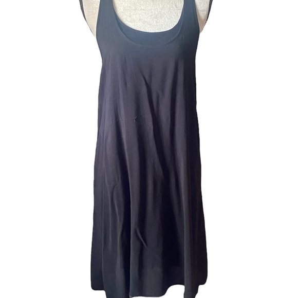 SPLENDID-BLACK TANK DRESS - Picture 1 of 9